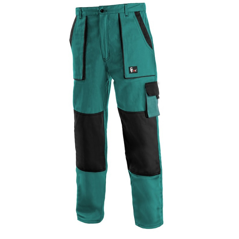 Kalhoty pracovní LUX do pasu zelené